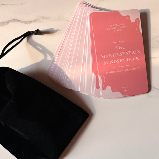 Manifestation Mindset Deck | 24 Affirmation Cards
