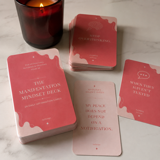 Manifestation Mindset Deck | 24 Affirmation Cards