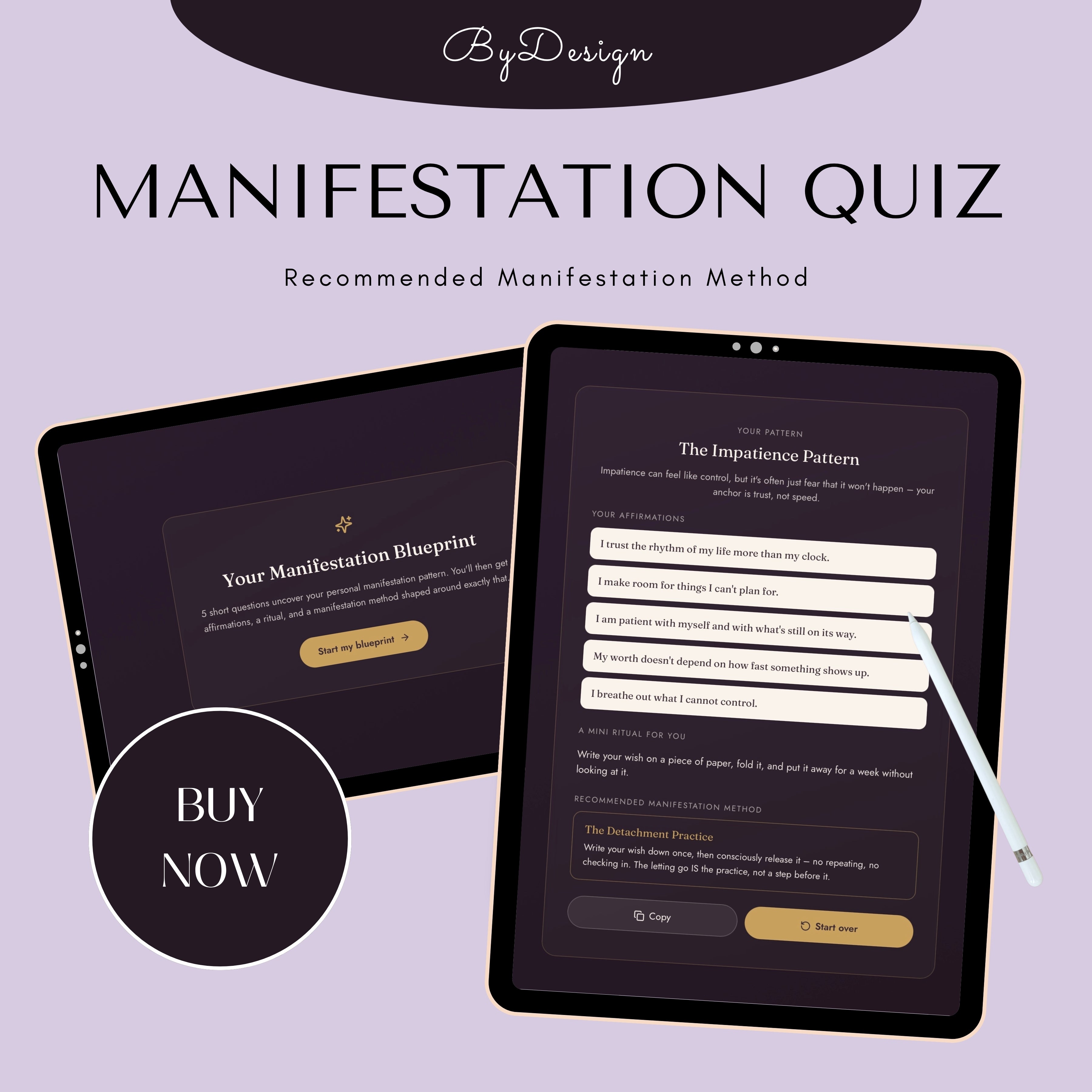 Manifestation Blueprint Quiz