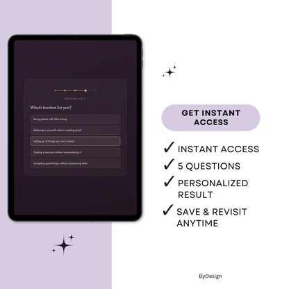 Manifestation Blueprint Quiz