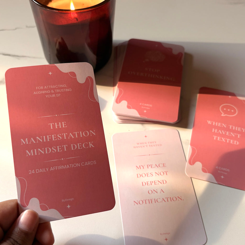 Manifestation Mindset Deck | 24 Affirmation Cards